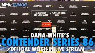 Dana White's Contender Series 86 official weigh-ins | LIVE