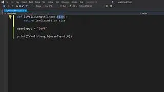 Python Validation: Length Check Tutorial (Part 3)