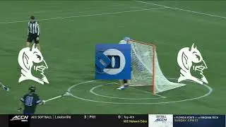 Duke vs North Carolina  ACC Semi Final College lacrosse 2025