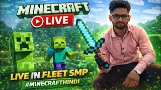 🔴 Minecraft Live Streaming Mc fleet smp| Build &bull; Explore &bull; Survive | Hindi