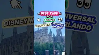 ЛУЧШИЙ тематический парк для подростков?! 😮🎢 (Disney World против Universal Orlando)