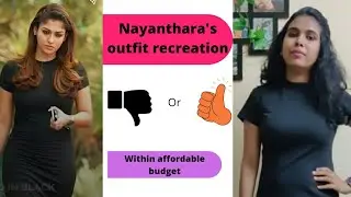 Recreating Nayanthara Outfit | Casual outfit|Recreation Nayanthara | Styling | Dressing tips | tamil