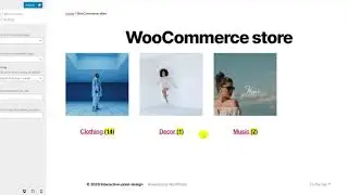 WooCommerce shop page video
