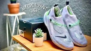 HUGE DISCOUNT !! Nike Joyride Flyknit OBJ &ldquo;Atmosphere Grey/Lime Blast&rdquo; - On Feet & Close Up