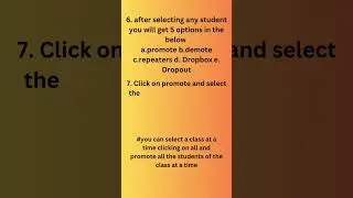 Steps for Student Promotion in shiksha setu portal