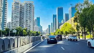 Chengdu, China Looks Like a City in a Forest | 4K HDR Drive