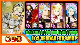 ¡EL TANQUEO DE ESTE EQUIPO ES ALGO DE OTRO MUNDO! (Literalmente) ¡DARKNESS Y BAN! | 7DS: Grand Cross