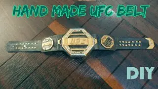 How To Make Your Own UFC Belt -DIY 'Khabib time'