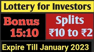 15:10 Bonus + split shares in January 2023|upcoming bonus,split stocks#bonus#split#dividend#stocks