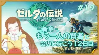 【ゼルダの伝説ティアーズオブザキングダム】ー新章ーもう一人の賢者に会いに行こう！２日目＃１９