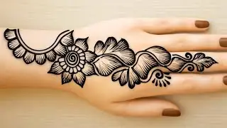 Latest Back Hand Shedding Style Mehndi | Perfect Shading Technique | Bridal & Party Look Mehndi 2025