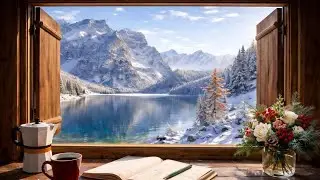 Peaceful Mountain View with Birds Singing | Calm Nature Sounds for Focus & Relaxation