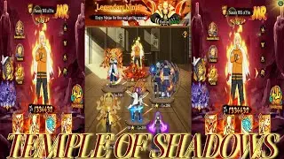Temple Of Shadows Legendary Ninja (4/01/25) Lvl 310 & Lvl 340 Relics Shinobi Hunter RPG android/iOS