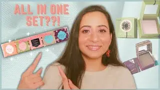 Я ПОПРОБОВАЛА НАБОР BENEFIT CHEEK CHAMPIONS | Бронзер, румяна и хайлайтер | Мини-версии CHEEK PARTY