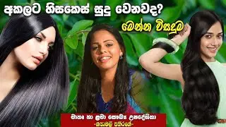 හිසකෙස් වල ගැටලුවලට දෙන්න පුලුවන් හොඳම ආයුර්වේද පිළිතුර