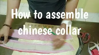 HOW TO MAKE CHINESE COLLAR  in easy steps