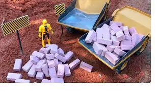Realistic RC Construction: Delivering Building Materials to the Site.