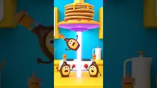 Pancake UFO 🛸🥞 | Absurd Funny 3D Animation #PancakeAnimation #AbsurdCartoon #FunnyShorts #Weird3D