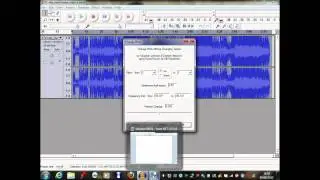 How to change pitch in Audacity