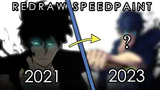 [KRITA SPEEDPAINT] Sung Jinwoo (Solo Leveling) | REDRAW 2 Years Later