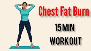 Chest Fat Burn Workout | Tighten & Lift Chest | No Equipment Home Routine