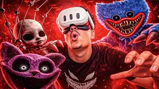 ZERANDO POPPY PLAY TIME NO VR &Eacute; ASSUSTADOR...