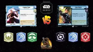 Chirrut Command vs Iden Aggression | Star Wars Unlimited Gameplay