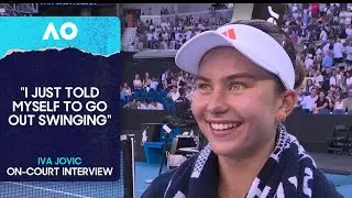 Iva Jovic On-Court Interview | Australian Open 2026 Third Round
