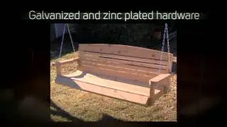 TMP Outdoor Furniture Victorian Red Cedar Daybed Swing