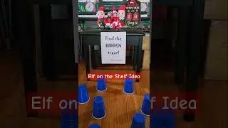 Easy Elf on the Shelf Idea: Find the Hidden Treat! 🎁🎄 #shorts #elfontheshelfideas #christmas