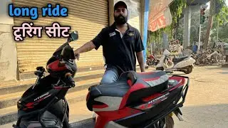 TVS NTORQ 125 Race Edition|seat modify|comfortable long ride|