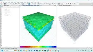 ETABS Full Analysis | 8-Story RCC Building Load & Deformation Visualization #etabs #etabstutorial