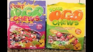 Fruit OGO Chews & Sour OGO Chews Candy Review