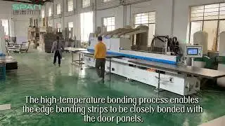 wpc wood-plastic door, door leaf edge banding