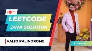 LeetCode Valid Palindrome Java Tutorial using StringBuffer