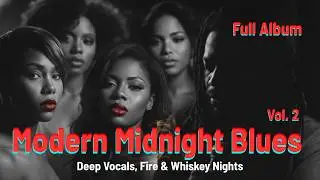 Modern Midnight Blues • Vol. 2 (Full Album) — Deep Vocals, Fire & Whiskey Nights