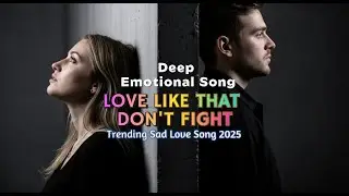 [ Love Like That Don't Fight ] Trending Sad Song 2025 | Deep Emotional Song