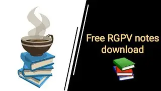 Free rgpv notes 📝 | #rgpv #notes | Download link in description