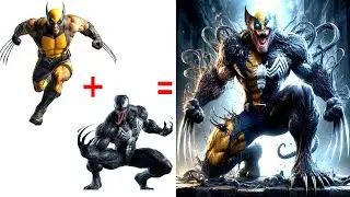 Venom Fusion of Marvel Superheroes & Villains #marvel