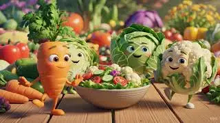 Cute Vegetable Characters &ndash; Fun Story for Children!