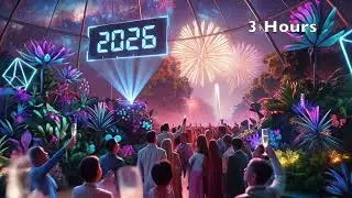 Neon Garden - Cyberpunk Botanical Ambience | 3 Hours Futuristic Soundscape for Study/Sleep/Work