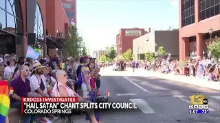 Viral &lsquo;Hail Satan&rsquo; moment at Pride Parade sparks city council debate