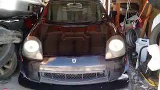 MR2 Spyder Front splitter and Canard Test Fitment diy