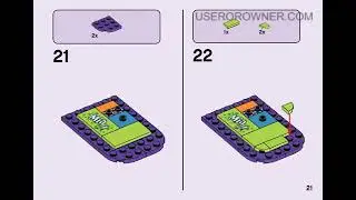BUILDING INSTRUCTIONS FOR LEGO FRIENDS MIA'S HEART BOX   41358
