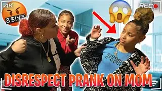 BEING DISRESPECTFUL TO OUR MOM PRANK **INSTANTLY REGRETTED IT**