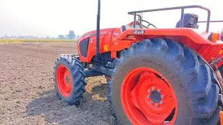 Kubota 5502 4×4 performance on Cultivator 😎potato farm#automobile#farming#kubota#viral#video#tractor