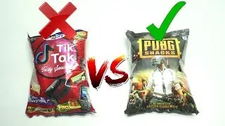 Tik Tok Tasty Snack VS New PUBG Snack