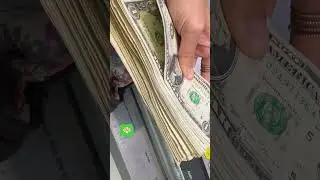 What a 100 $1 bills looks like #thick #stack #dollar #bills #money #bank #holiday #gift #shorts #fyp