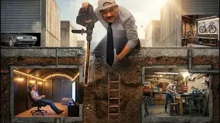 في ٣ سنين حفر نفق سري يوصله من البيت للشغل! | أعظم مشروع DIY في التاريخ