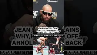 'It's funny' - Jean SIlva explains why he ''surfed' on Arnold Allen at #UFC324 | MMA Fighting